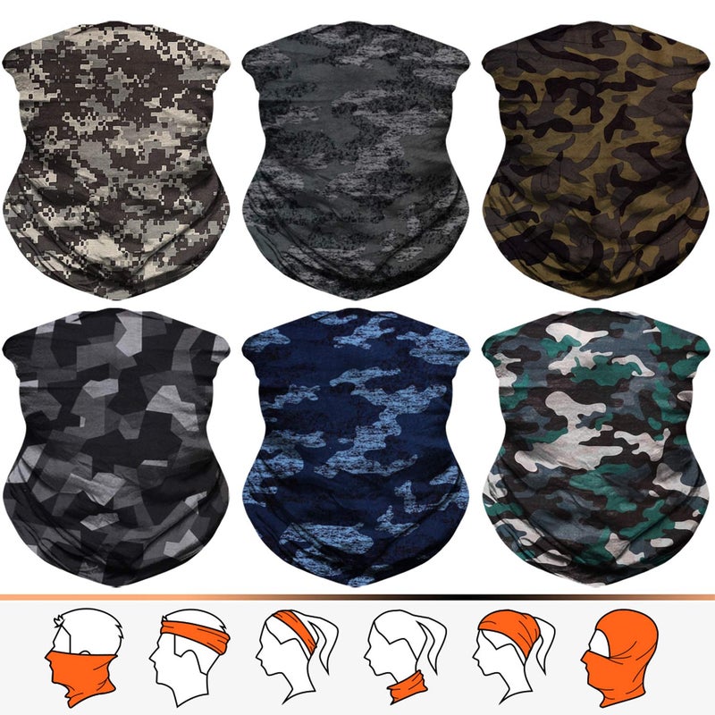 JOEYOUNG Headwear, Bandana, Neck Gaiter Head Wrap Headband Balaclava Magic Scarf - Image 1